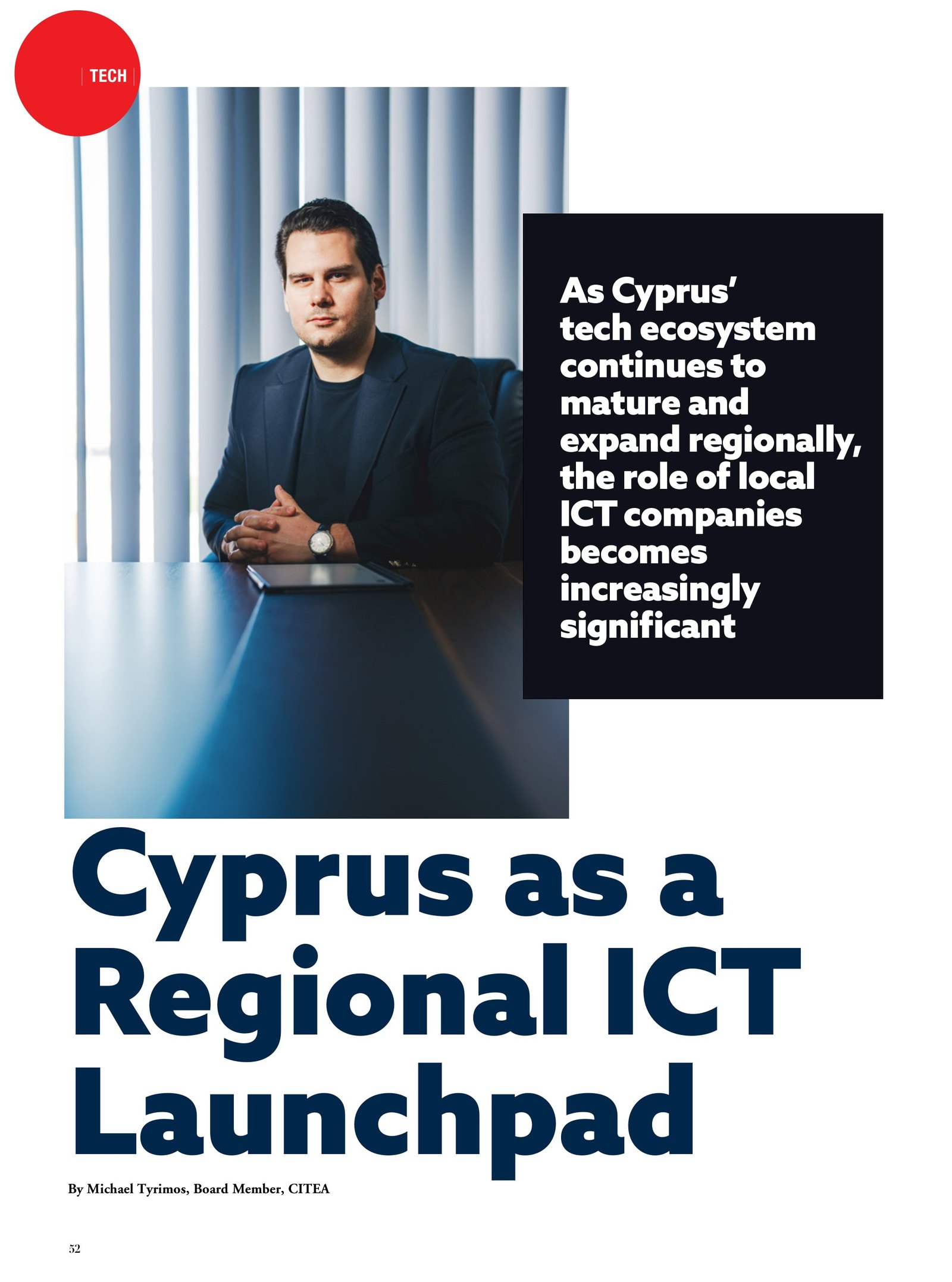 Gold Magazine: Cyprus as a Regional ICT Launchpad